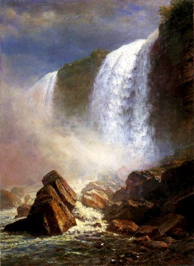 The Niagara Falls by Albert Bierstadt